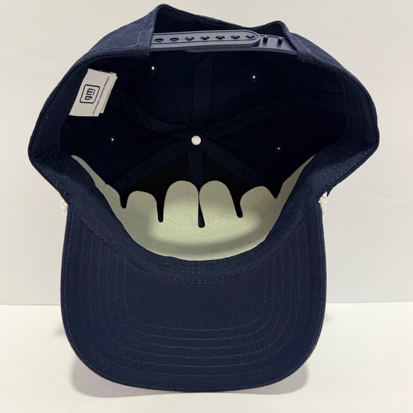 Official GM Navy Chevrolet Racing Patch Rope Snap Back Baseball Cap OSFM - Picture 5 of 6